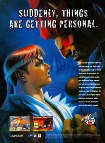 Street Fighter Alpha 2 - Advertisement Flyer - Front
