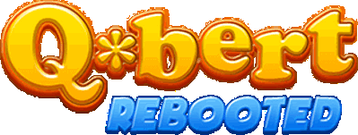 Q*bert Rebooted - Clear Logo