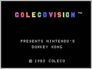 Donkey Kong - Screenshot - Game Title Image