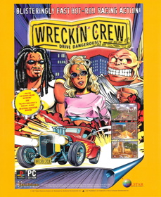 Wreckin Crew: Drive Dangerously - Advertisement Flyer - Front