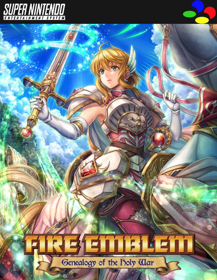 Fire Emblem: Genealogy of the Holy War - Fanart - Box - Front