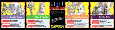 Alien vs. Predator - Arcade - Controls Information