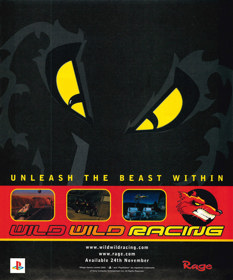 Wild Wild Racing - Advertisement Flyer - Front