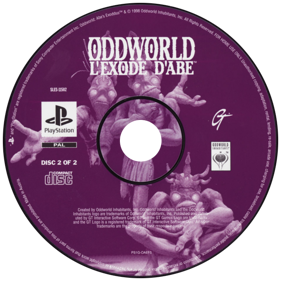 Oddworld: Abe's Exoddus - Disc