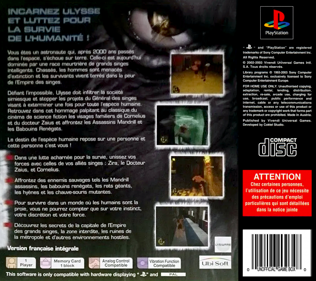 Planet of the Apes - Box - Back