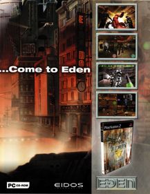 Project Eden - Advertisement Flyer - Front