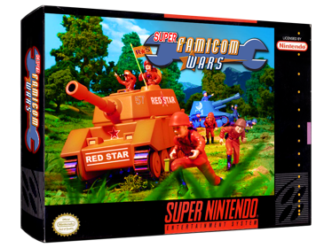 Super Famicom Wars - Box - 3D
