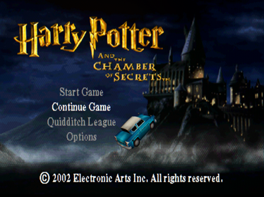 Harry Potter and the Chamber of Secrets - Screenshot - Game Title Image