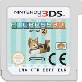 Picross 3D: Round 2 - Cart - Front Image