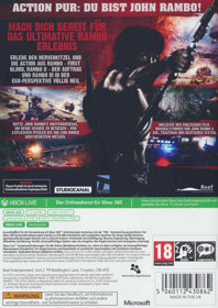 Rambo: The Video Game - Box - Back