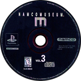 Namco Museum Vol. 3 - Disc Image