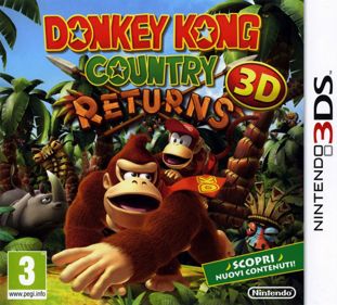 Donkey Kong Country Returns 3D - Box - Front Image