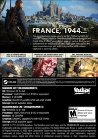 Sniper Elite 5: France - Box - Back