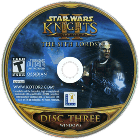 Star Wars: Knights of the Old Republic II: The Sith Lords - Disc