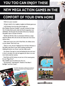 Road Rash - Advertisement Flyer - Front