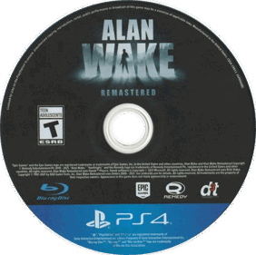 Alan Wake: Remastered - Disc Image