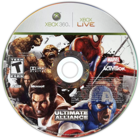 Marvel: Ultimate Alliance - Disc Image