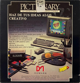 Pictionary: The Game of Quick Draw - Box - Back