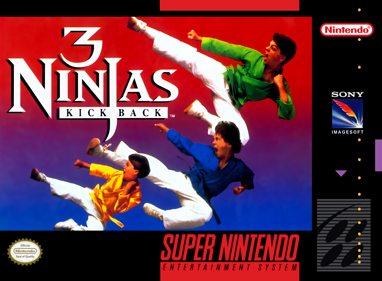 3 Ninjas Kick Back - Fanart - Box - Front