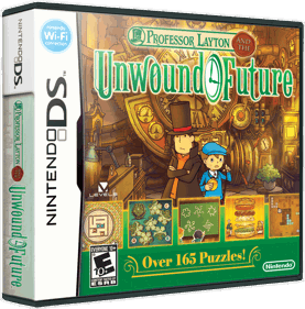 Professor Layton and the Unwound Future - Box - 3D Image