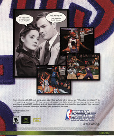 NBA Inside Drive 2002 - Advertisement Flyer - Front