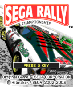 Sega Rally Championship - Screenshot - Game Title