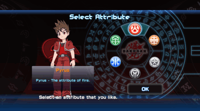 Bakugan: Battle Brawlers - Screenshot - Game Select