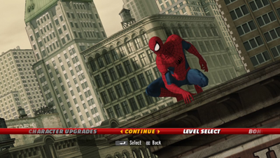 Spider-Man: Shattered Dimensions - Screenshot - Game Select