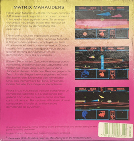 Matrix Marauders - Box - Back