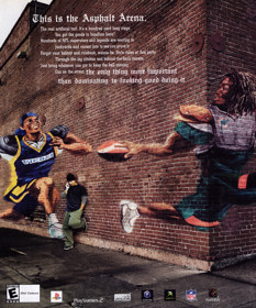 NFL Street - Advertisement Flyer - Front