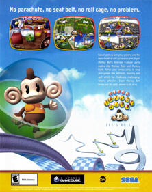 Super Monkey Ball - Advertisement Flyer - Front