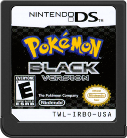 Pokémon Black Version - Cart - Front Image