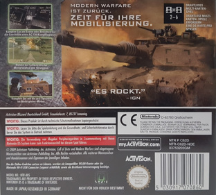Call of Duty: Modern Warfare: Mobilized - Box - Back