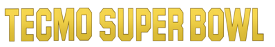 Tecmo Super Bowl - Clear Logo
