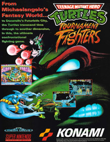 Teenage Mutant Ninja Turtles: Tournament Fighters - Advertisement Flyer - Front