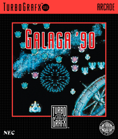 Galaga '90 - Box - Front - Reconstructed Image