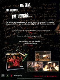 The Suffering - Advertisement Flyer - Front