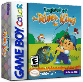 Legend of the River King GBC - Box - 3D Image