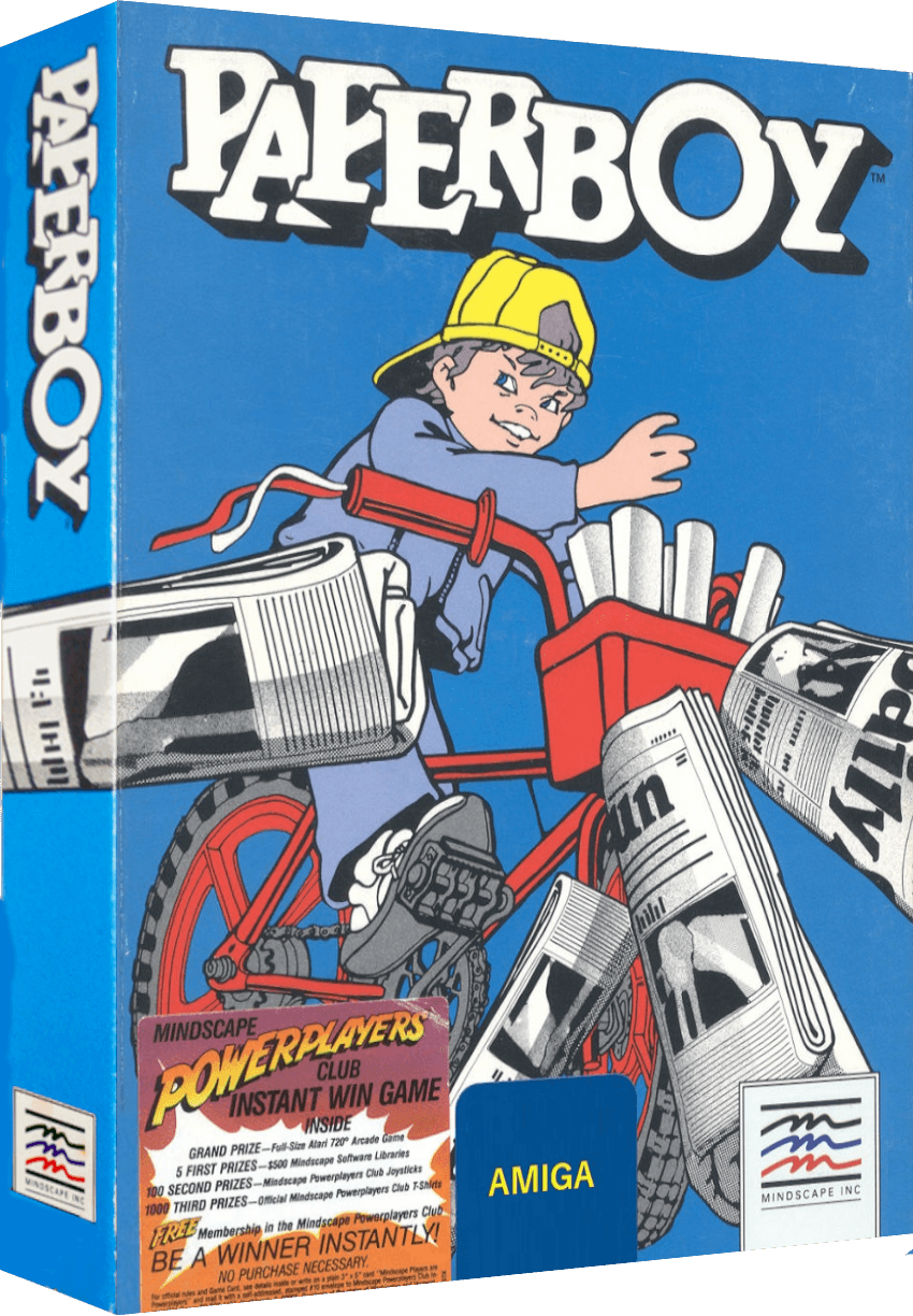namco Paperboy アーケードゲーム パンフレット チラシ Paperboy Images - LaunchBox Games Database