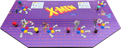 X-Men - Arcade - Control Panel Image
