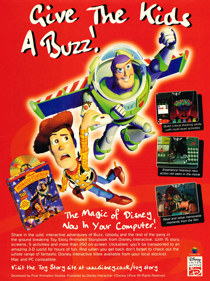 Disney's Animated Storybook: Toy Story - Advertisement Flyer - Front