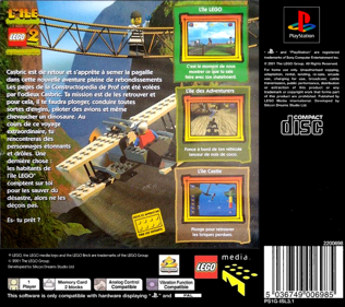 LEGO Island 2: The Brickster's Revenge - Box - Back