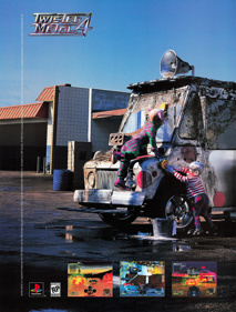 Twisted Metal 4 - Advertisement Flyer - Front