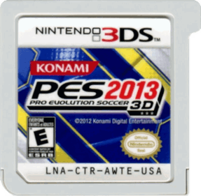 PES 2013: Pro Evolution Soccer 3D - Cart - Front