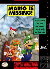 Mario is Missing! - Fanart - Box - Front