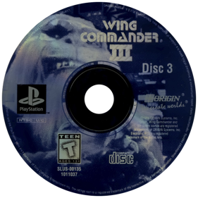 Wing Commander III: Heart of the Tiger - Disc Image