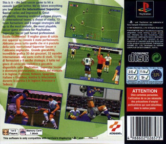 Goal Storm '97 - Box - Back Image