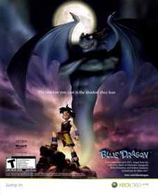 Blue Dragon - Advertisement Flyer - Front