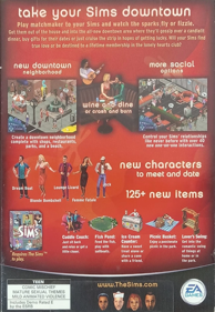 The Sims: Hot Date - Box - Back