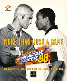 International Superstar Soccer Pro '98 - Advertisement Flyer - Front